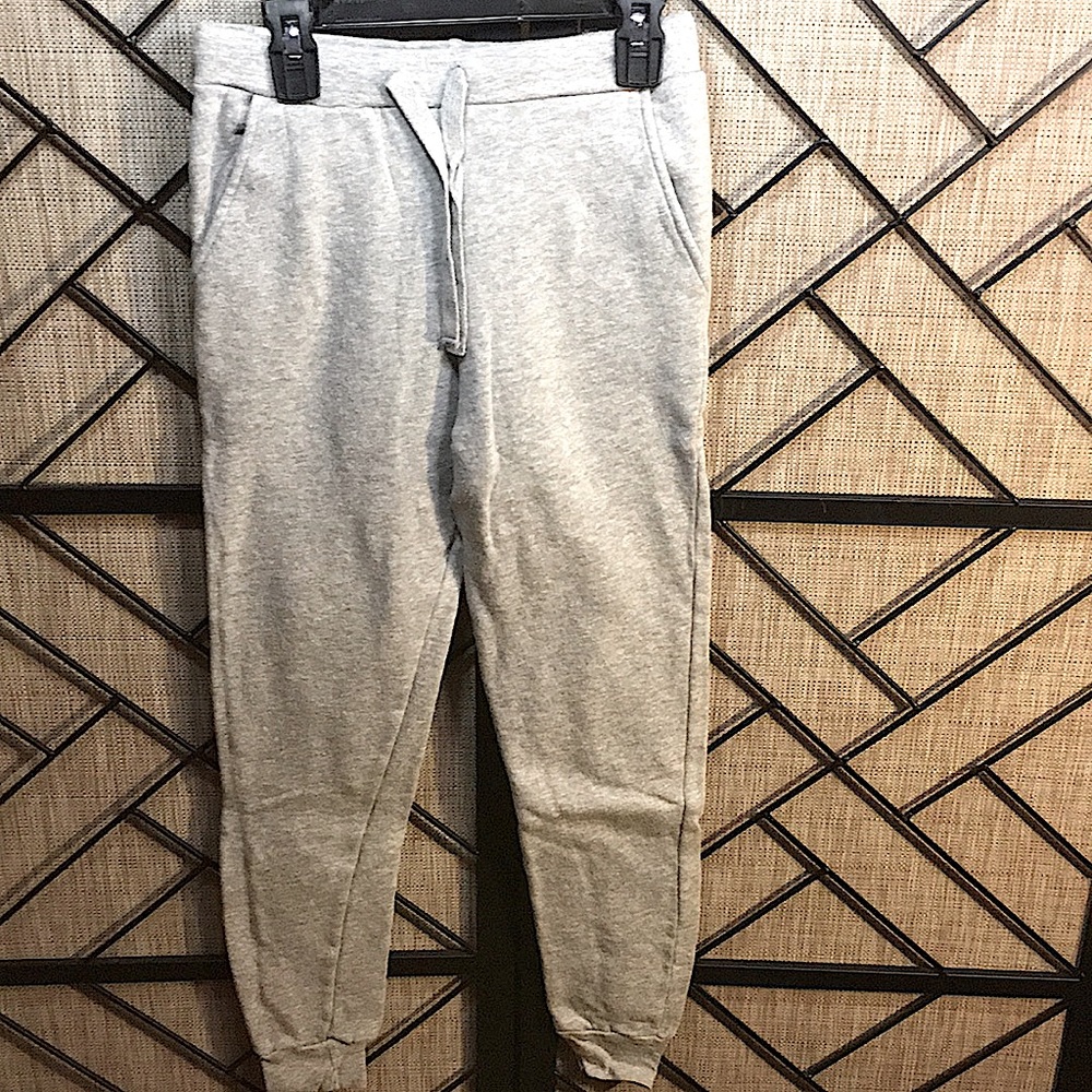 MINI MIOCH GRAY SIZE 11/12 BOYS FRENCH TERRY CLASSIC SWEATPANTS UNISEX